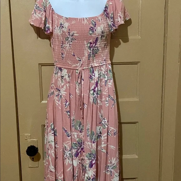 xhilaration pink floral dress NWOT Exhilaration pink floral dress